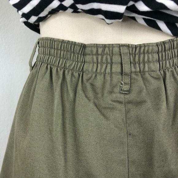 OAK Military Wide Short in Fatigue Culotte Flare - Picture 10 of 12